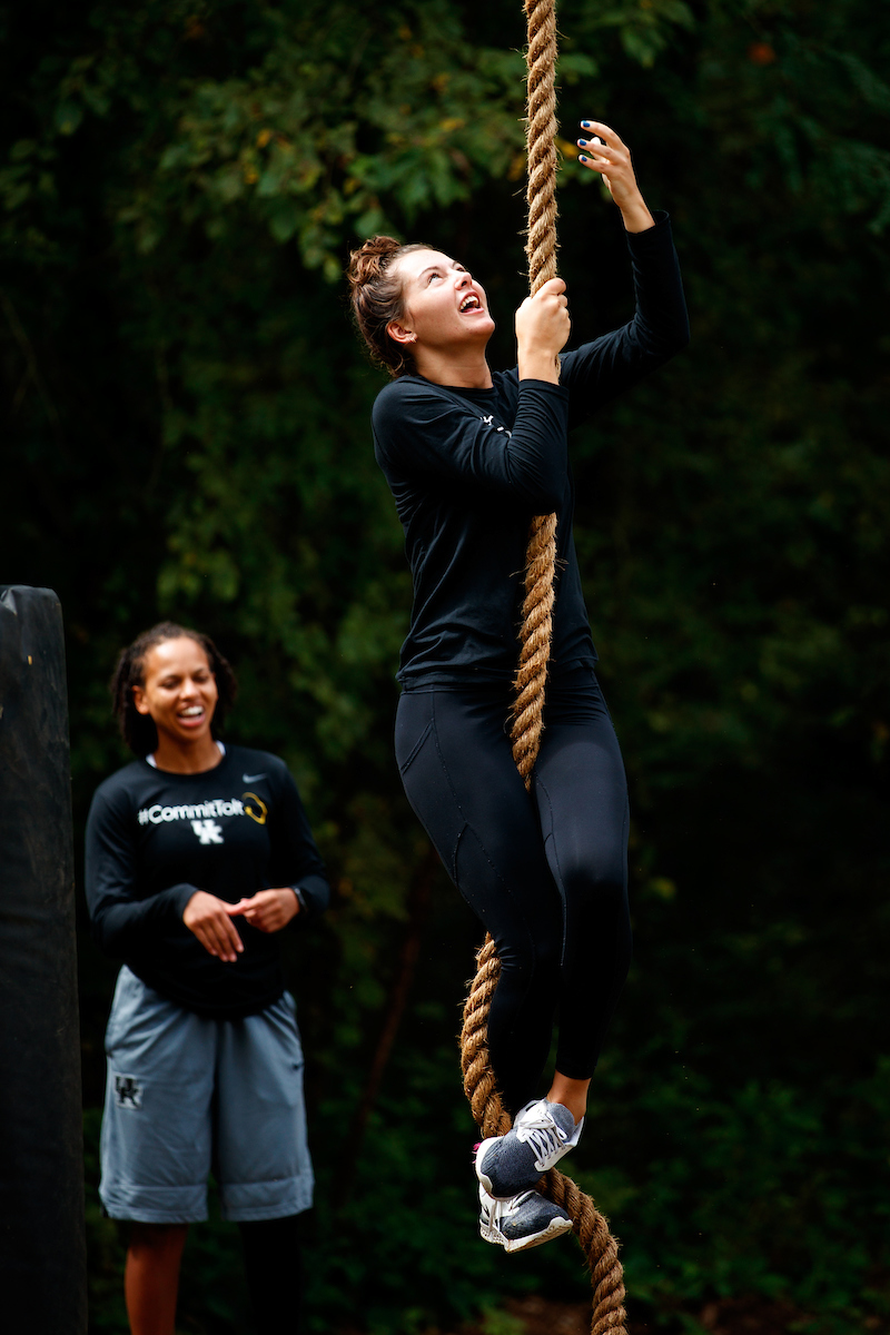 Emma King.

Kentucky Women’s Basketball team bonding trip to Fort Campbell.

Photo by Eddie Justice | UK Athletics