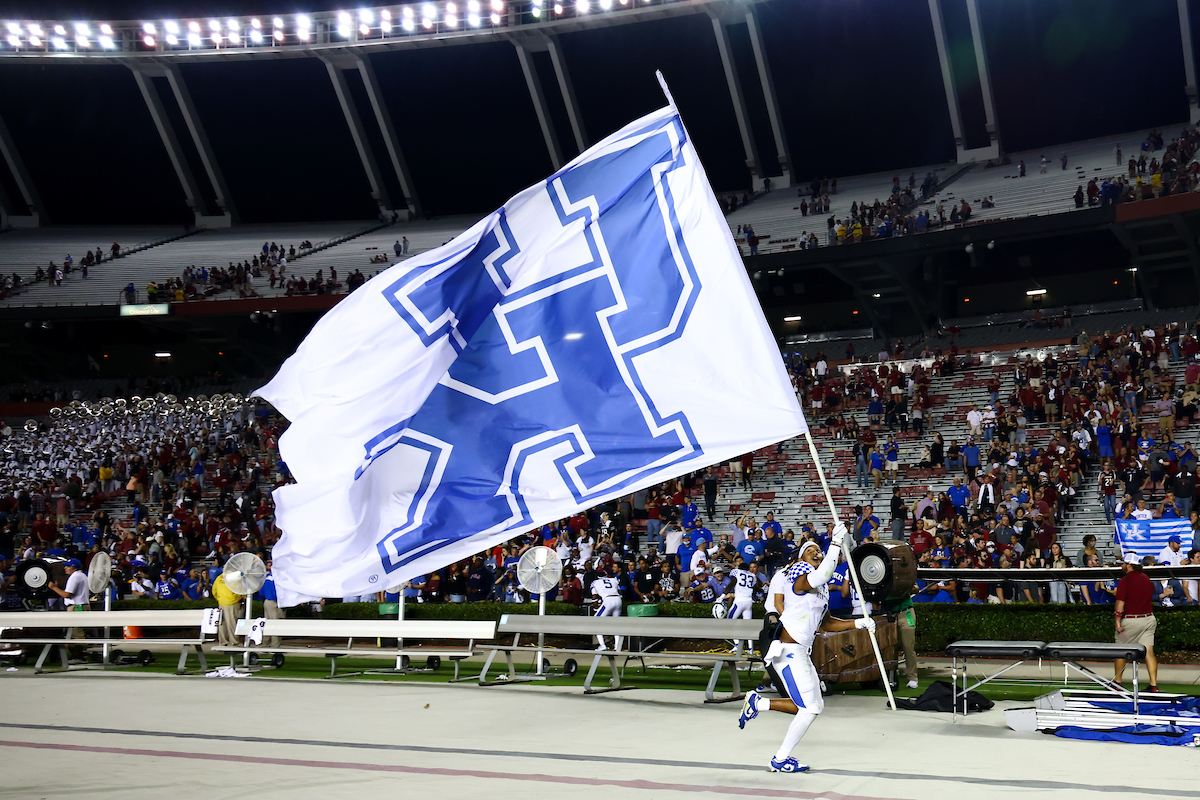 Wan’Dale Robinson.

Kentucky beats South Carolina, 16-10.

Photo by Elliott Hess | UK Athletics