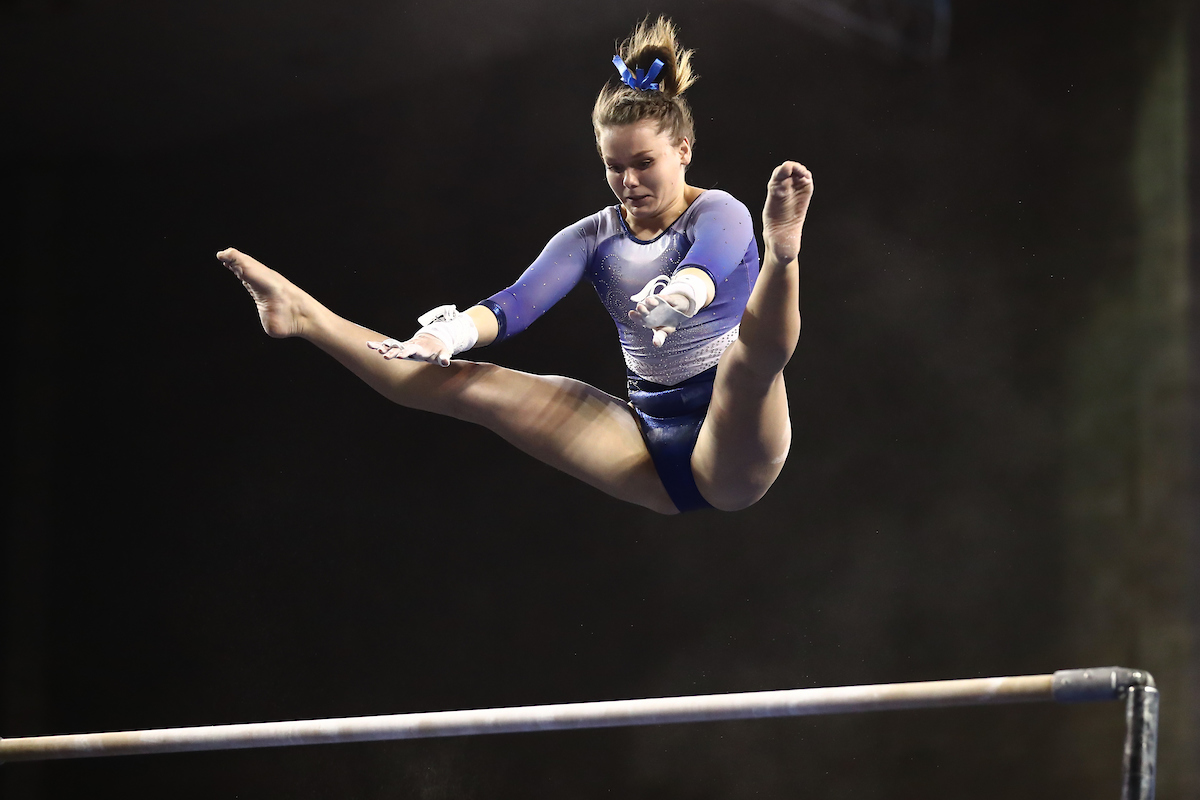ELLA WARREN.

Kentucky wins quad meet in Memorial Coliseum Debut.


Photo by Elliott Hess | UK Athletics