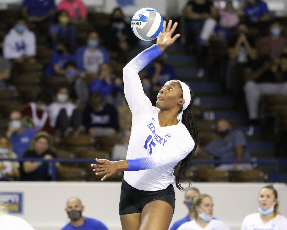 Azhani Tealer.

Kentucky beats Mizzou 3 - 0.

Photo by Tommy Quarles | UK Athletics