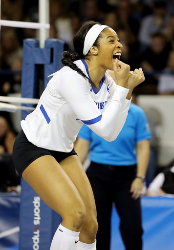 Caitlyn Cooper

UK volleyball beats Purdue in the second round of the NCAA Tournament.  

Photo by Britney Howard  | UK Athletics