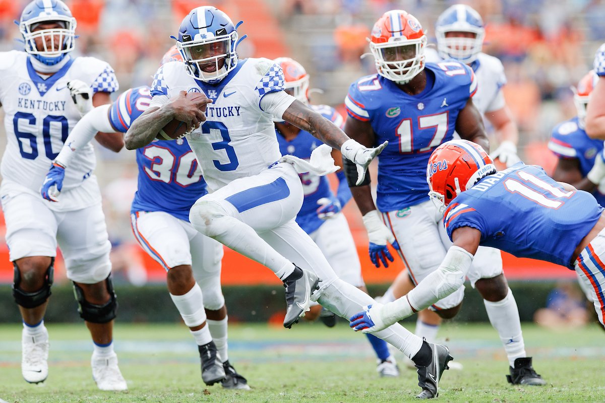 TERRY WILSON.

Kentucky falls to Florida, 34-10.

Photo by Elliott Hess | UK Athletics