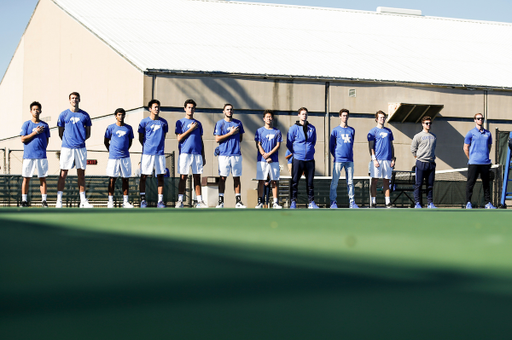 National Anthem.


The University of Kentucky Mens Tennis team takes on Virginia Mens Tennis 

Photo by Isaac Janssen | UK Athletics