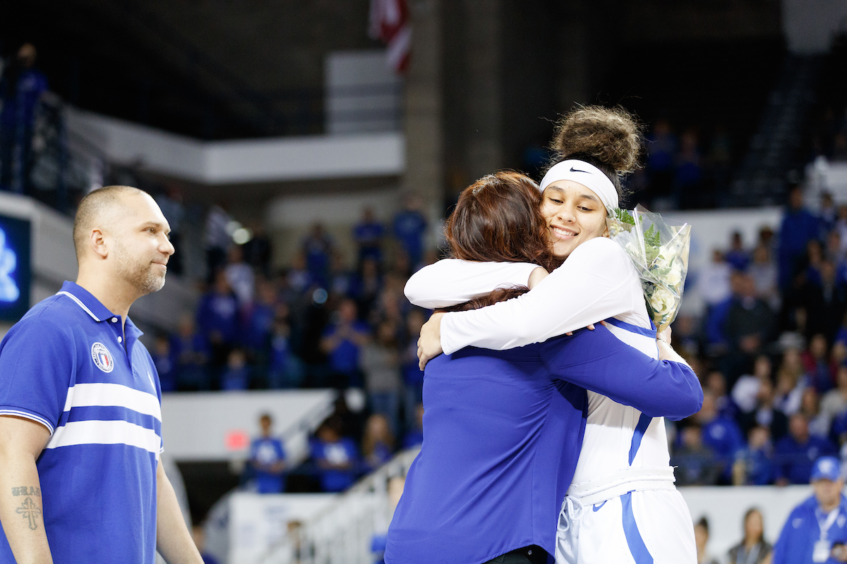 LaShae Halsel.


The UK women?s basketball team beat LSU on senior day on Sunday, February 24, 2019.

Photo by Elliott Hess | UK Athletics