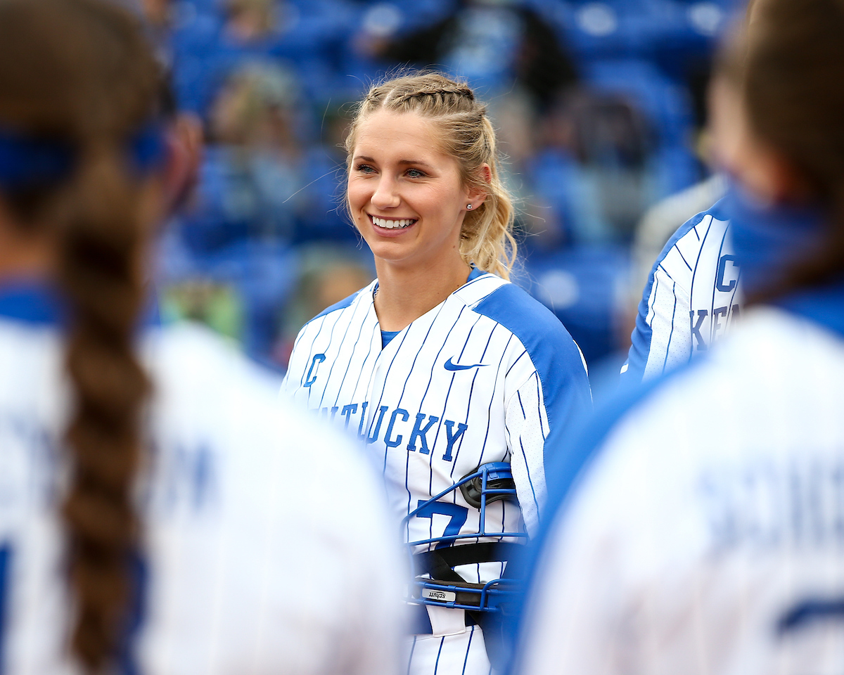 Autumn Humes. 

Kentucky defeats LSU 7-5. 

Photo by Eddie Justice | UK Athletics
