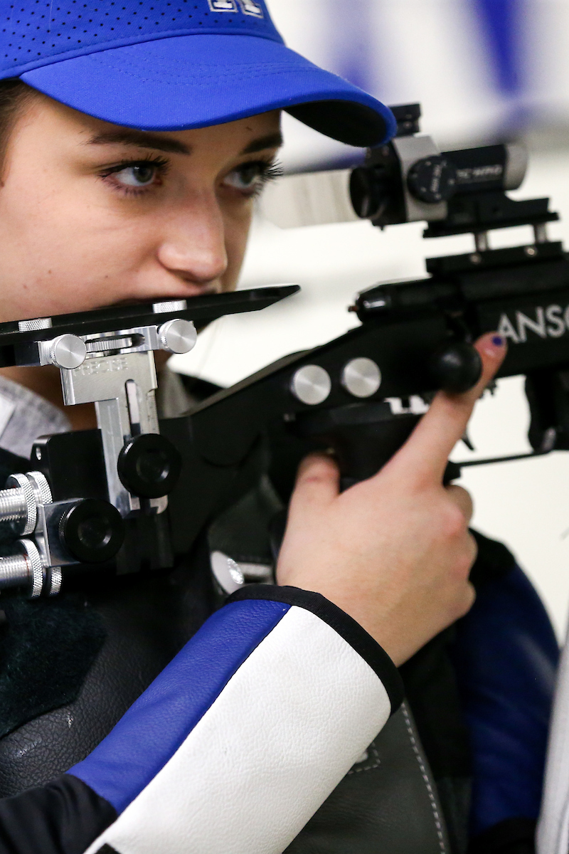 Emmie Sellers. 

Kentucky beat Memphis. 

Photo by Eddie Justice | UK Athletics