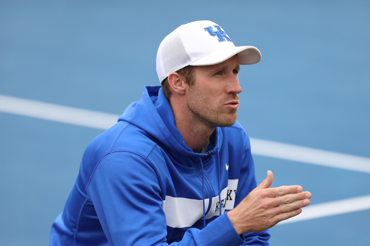 Matthew Gordon.

University of Kentucky men's tennis vs. Georgia.

Photo by Quinn Foster | UK Athletics