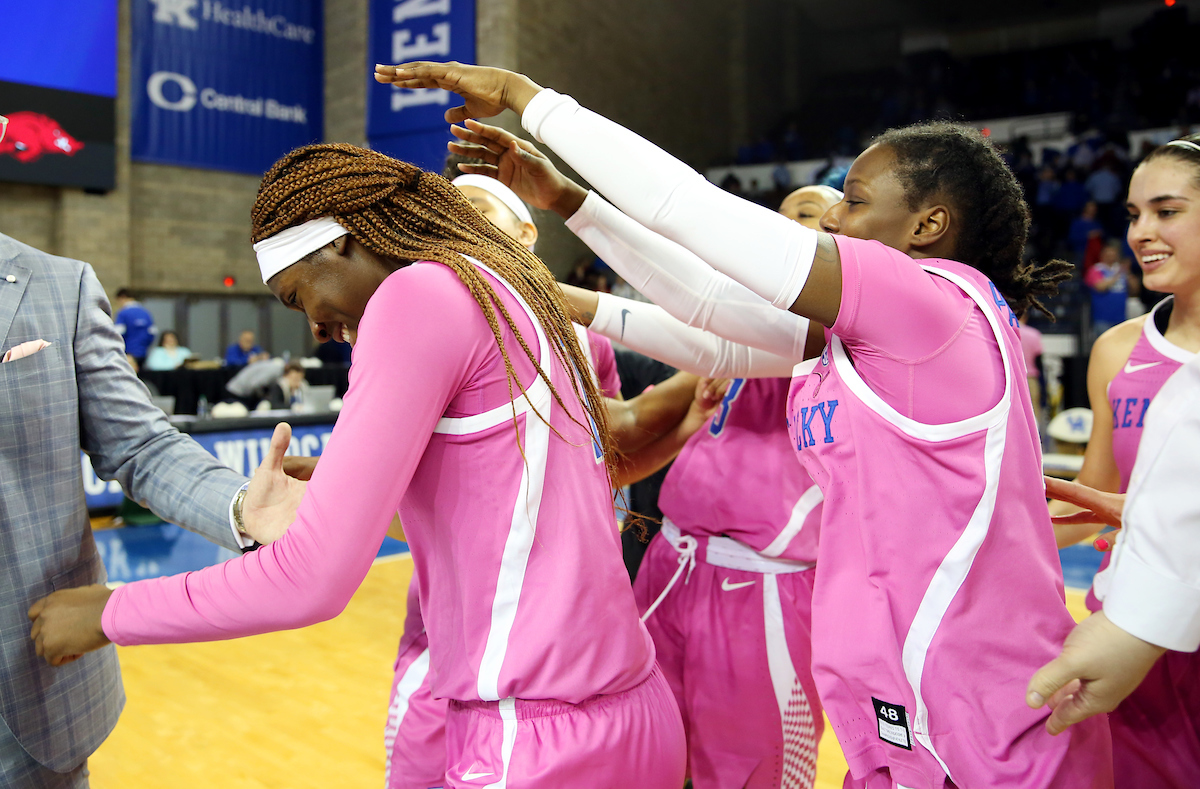 Rhyne Howard

The UK Women's Basketball team beat Arkansas.
Photo by Britney Howard | UK Athletics