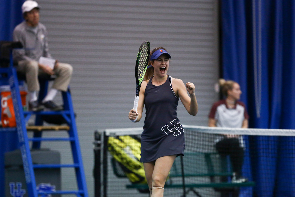 Carla Girbau.

Kentucky beat Texas A&M 4-3.

Photo by Hannah Phillips | UK Athletics