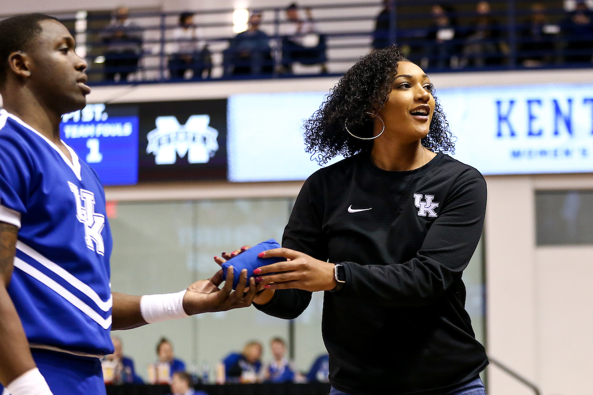 Alumni. 

Kentucky beat Mississippi State 73-62.

Photo by Eddie Justice | UK Athletics