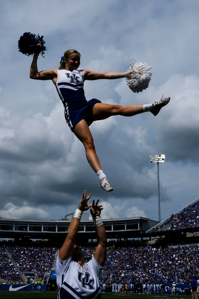Cheerleaders.

UK beats UTC, 28-23.

Photos by Chet White | UK Athletics