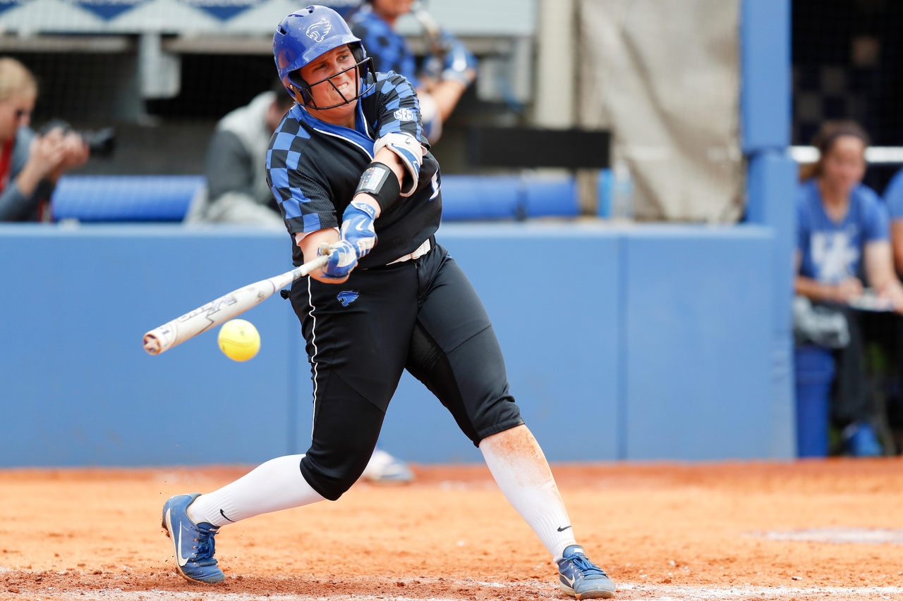 Abbey Cheek.

The University of Kentucky softball team beat UIC 10-1 in the Cats NCAA Championship Lexington Regional opening game at John Cropp Stadium on Saturday, May 19, 2018.

Photo by Elliott Hess | UK Athletics