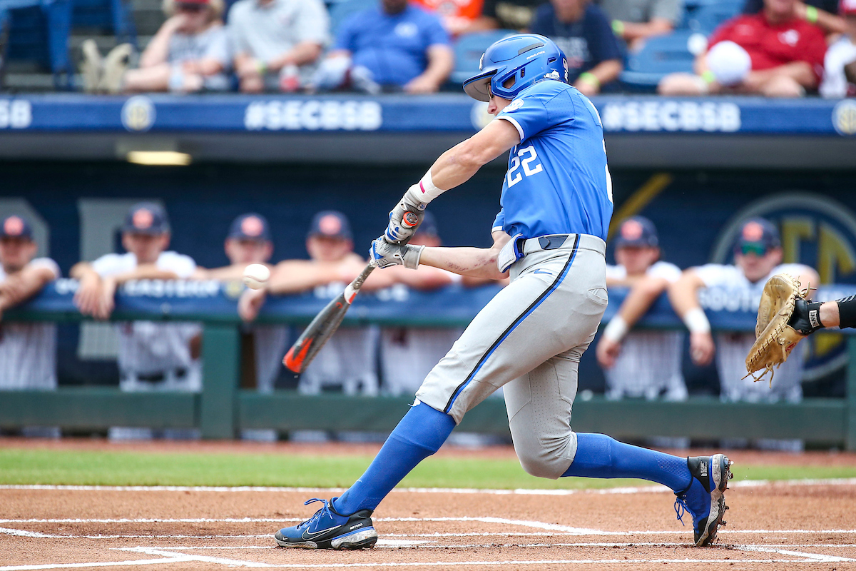 John Thrasher. 

Kentucky beats Auburn 3-1.

Photo by Sarah Caputi | UK Athletics