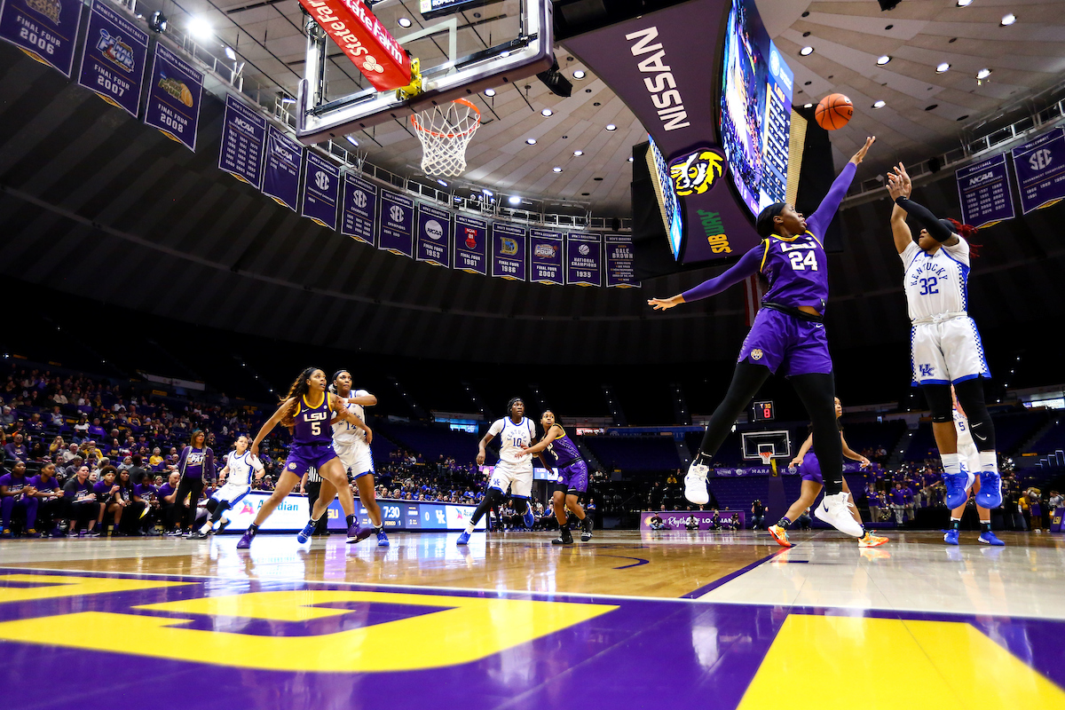 Jaida Roper. 

Kentucky falls to LSU 65-59. 

Photo by Eddie Justice | UK Athletics