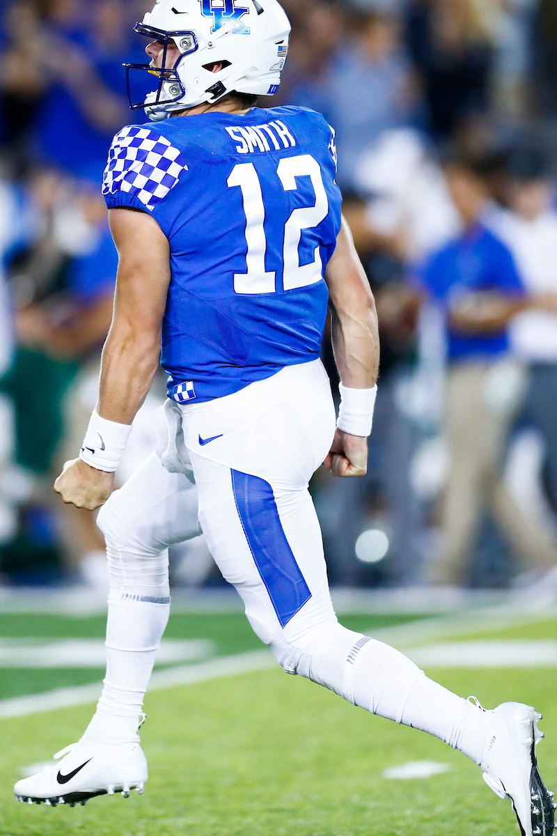 Sawyer Smith.

UK beat EMU 38-17.

Photo by Chet White | UK Athletics