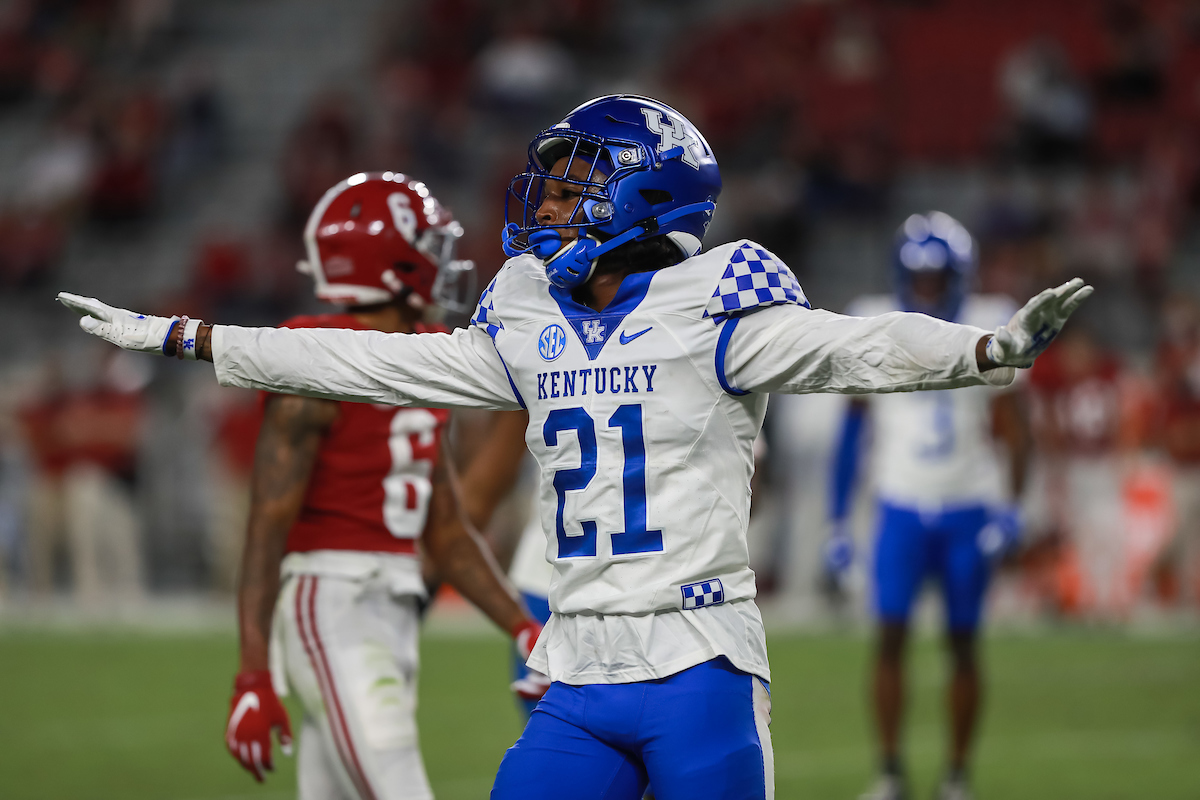 Quandre Mosely

Alabama defeats Kentucky 63-3

Photo By Brian Moriarty | UK Football