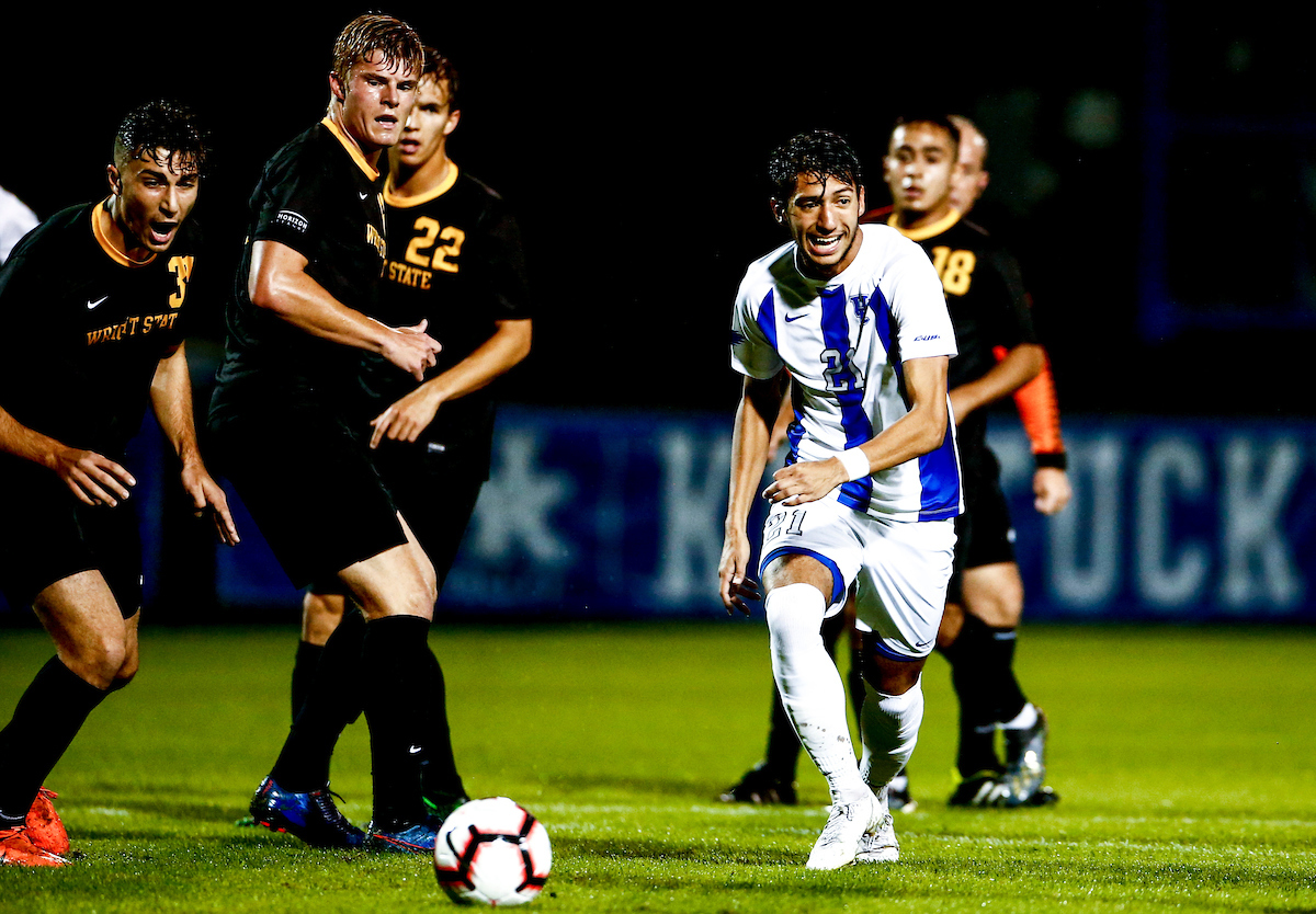 Kalil ElMedkhar. 

Kentucky defeats Wright State University 7-1. 

Photo by Eddie Justice | UK Athletics