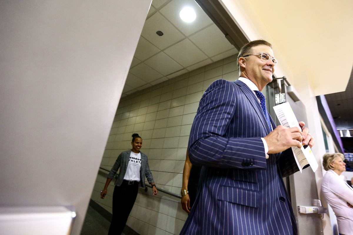 Matthew Mitchell. 

Kentucky fell to Florida 70 - 62. 

Photo by Eddie Justice | UK Athletics