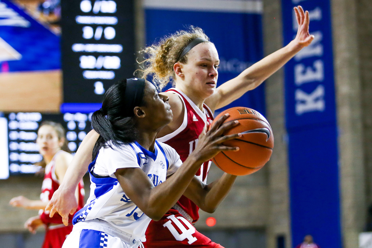 Chasity Patterson.

Kentucky beats Indiana 72-68.

Photo by Hannah Phillips | UK Athletics