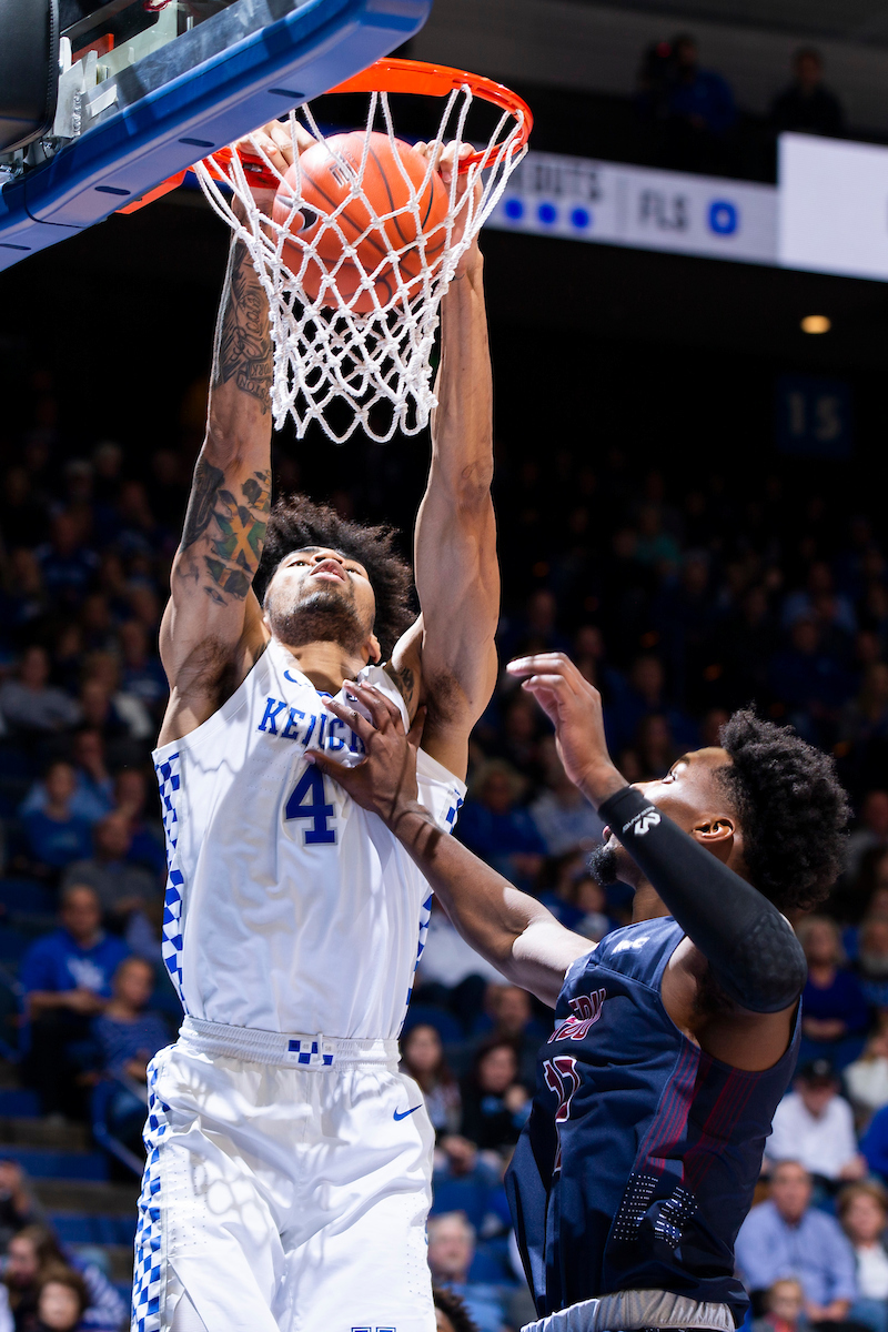 Nick Richards.

Kentucky beat Fairleigh Dickinson.

Photo by Chet White | UK Athletics