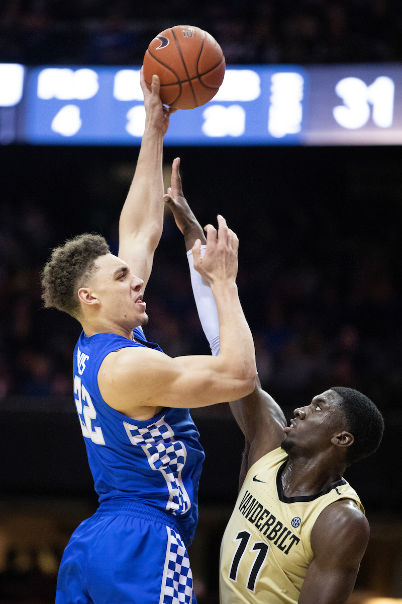 Reid Travis.

Kentucky beat Vanderbilt 87-52 on Tuesday, January 29, 2019, at Memorial Gym in Nashville, TN.

Photo by Chet White| UK Athletics