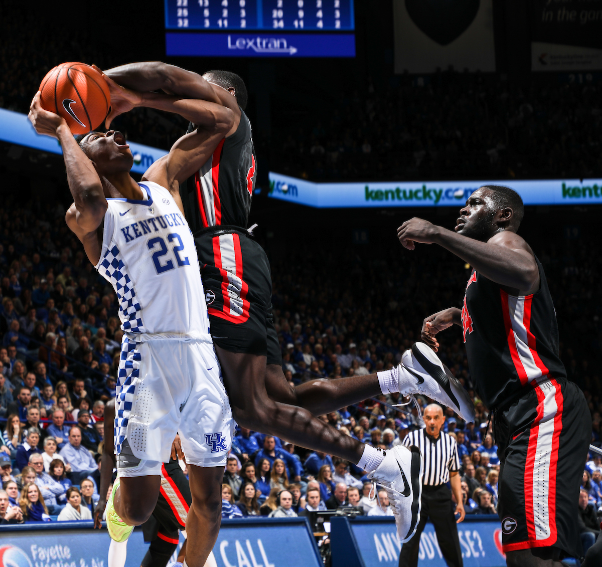 Shai Gilgeous-Alexander.

The University of Kentucky men's basketball team beat Georgia 66-61 on Sunday, December 31, 2017 at Rupp Arena in Lexington, Ky.

Photo by Elliott Hess | UK Athletics