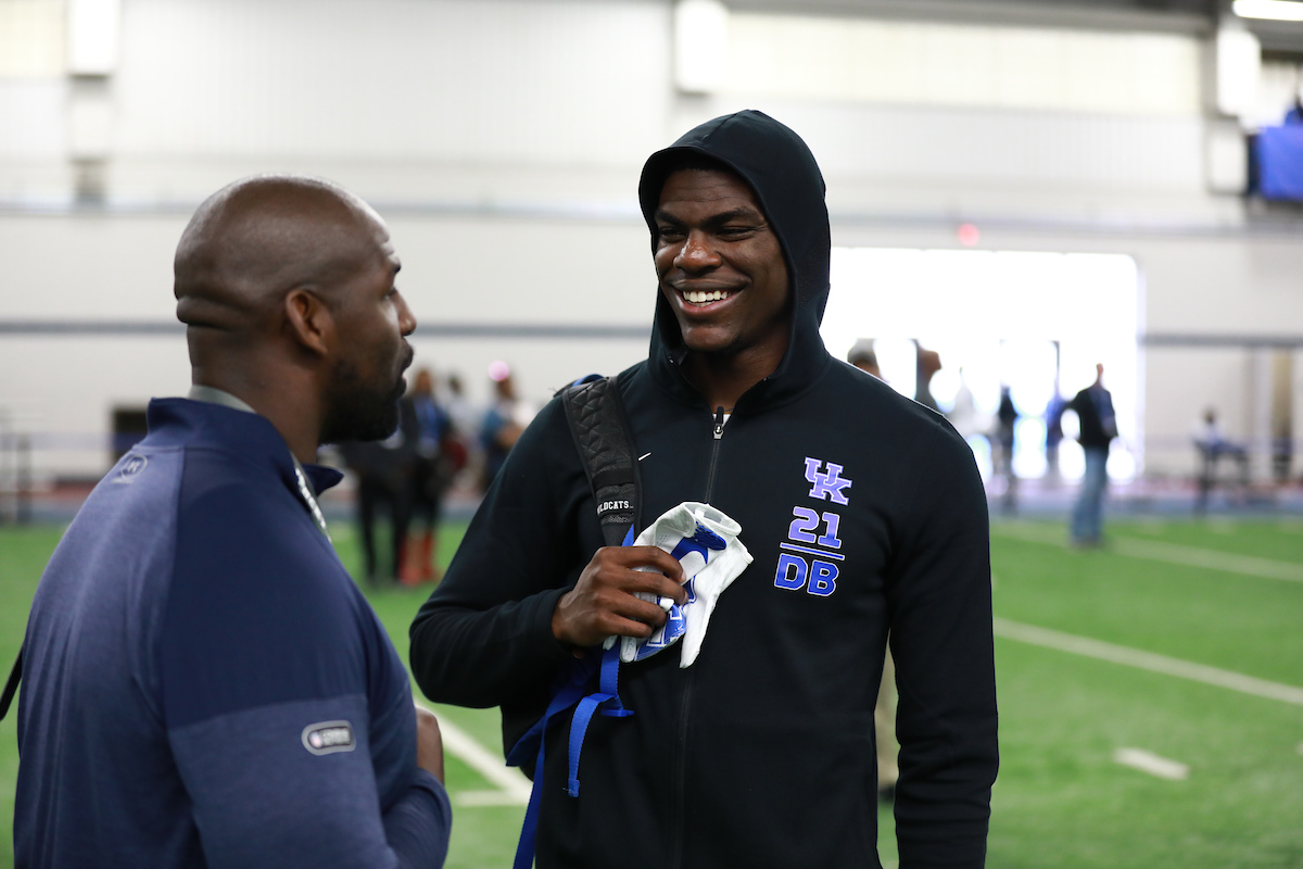 Chris Westry.

Pro Day for UK Football.

Photo by Jacob Noger | UK Athletics