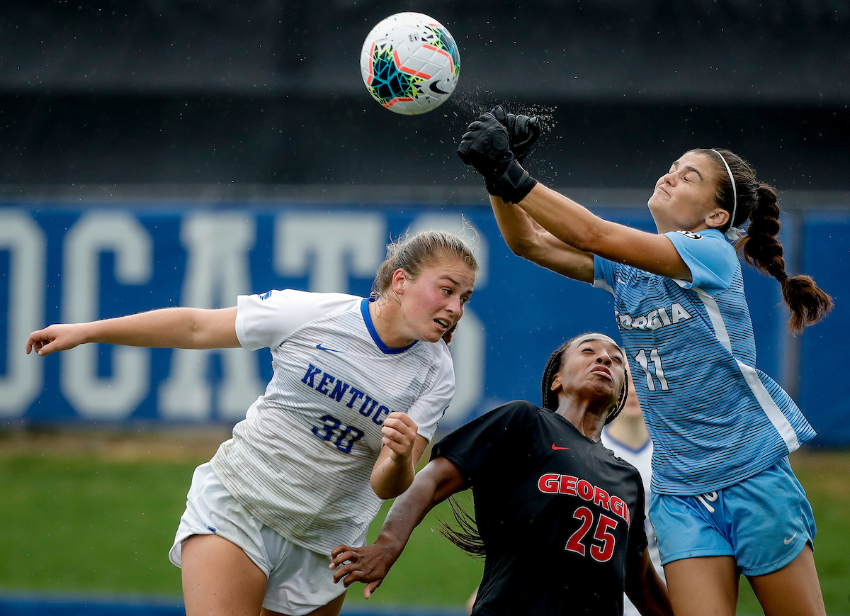 Jordyn Rhodes.

UK women’s soccer tied Georgia 1-1 in double OT on Sunday, October 11, 2020, at The Bell in Lexington, Ky.

Photo by Chet White | UK Athletics