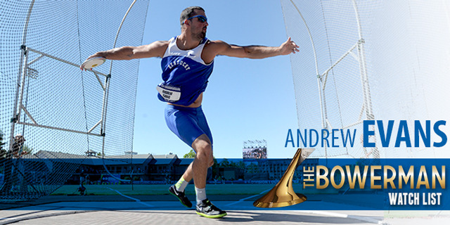 Andrew Evans Named to the Bowerman Watch List for May