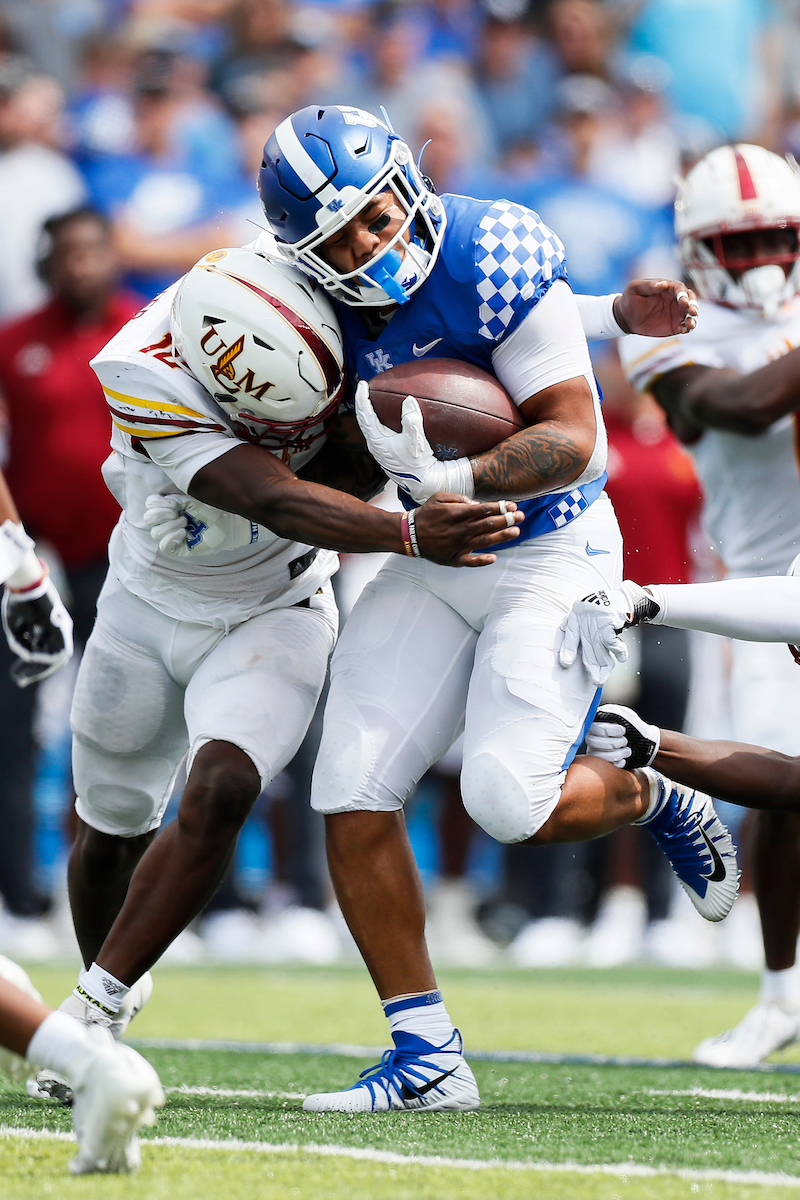 Chris Rodriguez Jr.

UK beat ULM 45-10.

Photos by Chet White | UK Athletics
