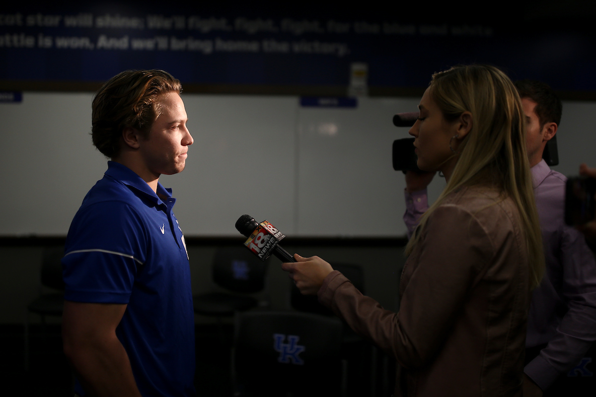 Austin Schultz. 

UK Softball Baseball Media Day.


Photo by Isaac Janssen | UK Athletics