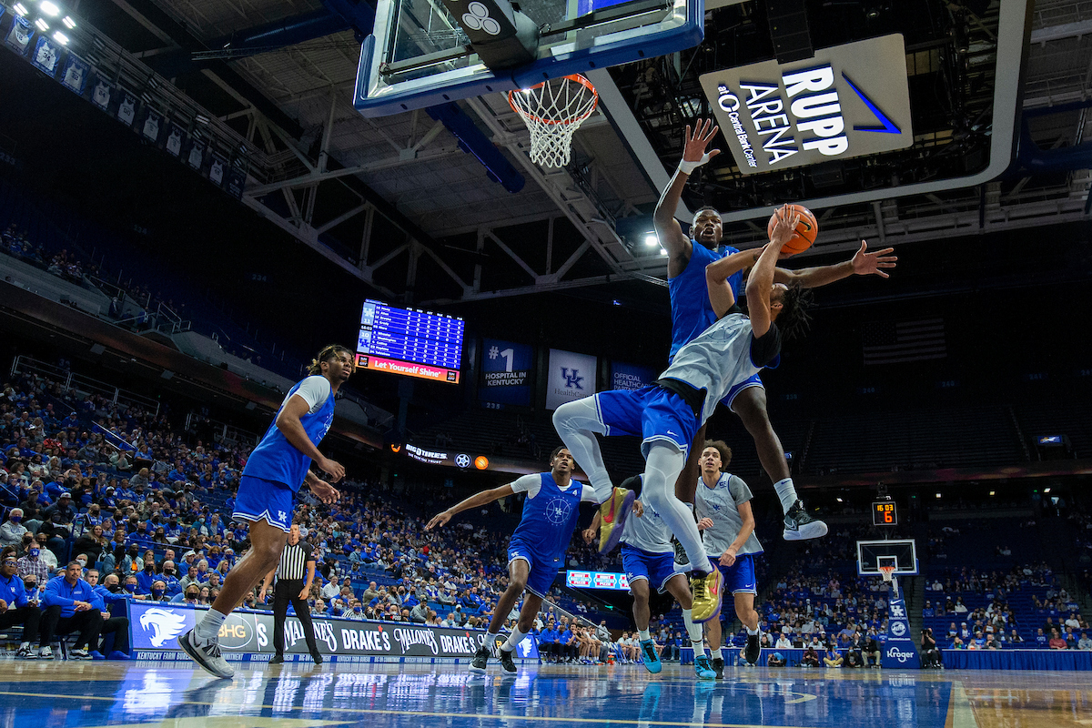 Men's Basketball Blue-White Game Photo Gallery