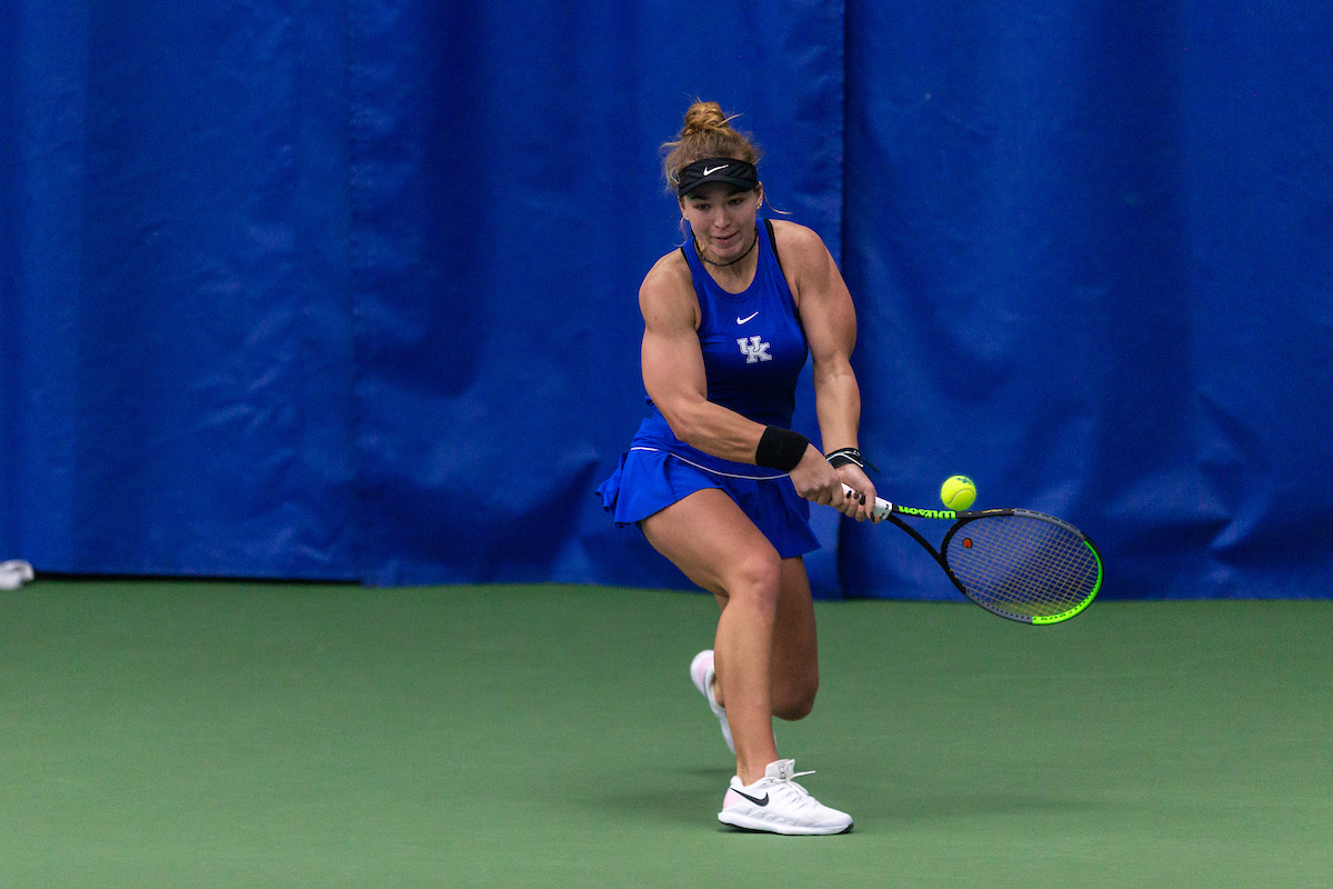 AKVILE PARAŽINSKAITE.

Kentucky beats Memphis 7-0

Photo by Grant Lee | UK Athletics