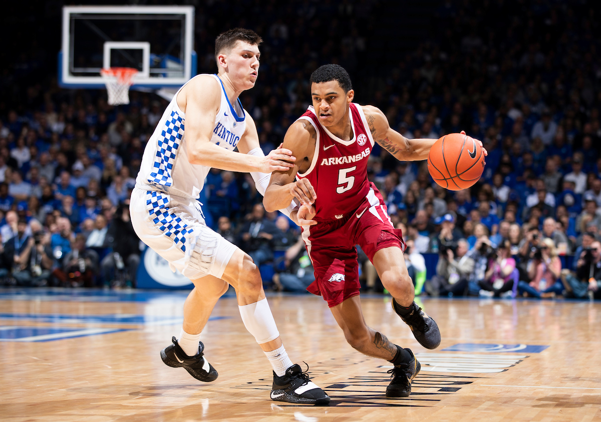 Tyler Herro.

Kentucky beat Arkansas 70-66.

Photo by Chet White | UK Athletics