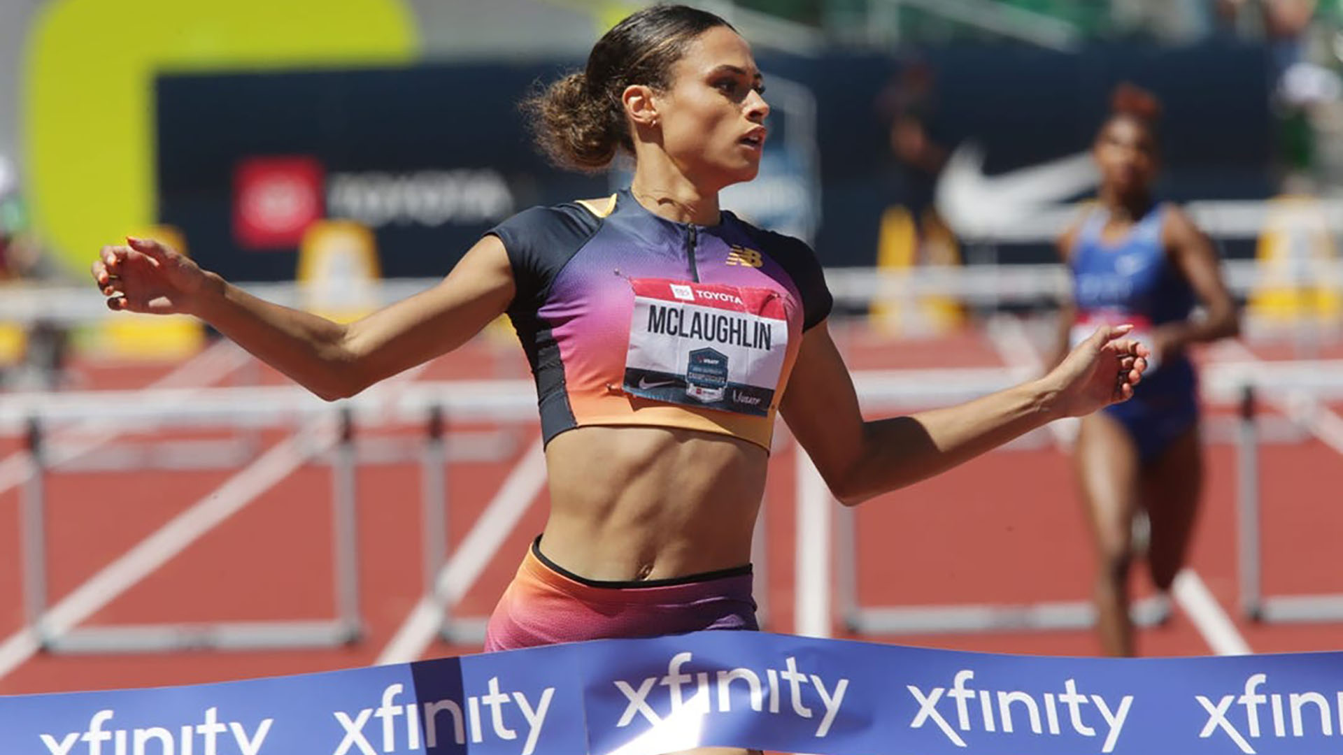 McLaughlin Breaks World Record, Harrison Wins 100H at USATF Day Three