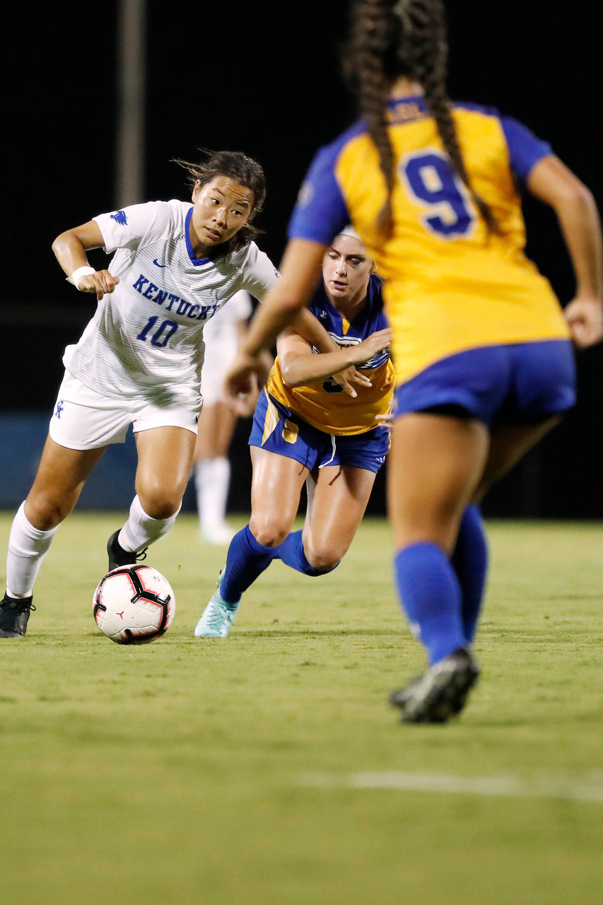 Yuuka Kurosaki.

The Kentucky women's soccer team beat Morehead State 2-1.

Photo by Chet White | UK Athletics
