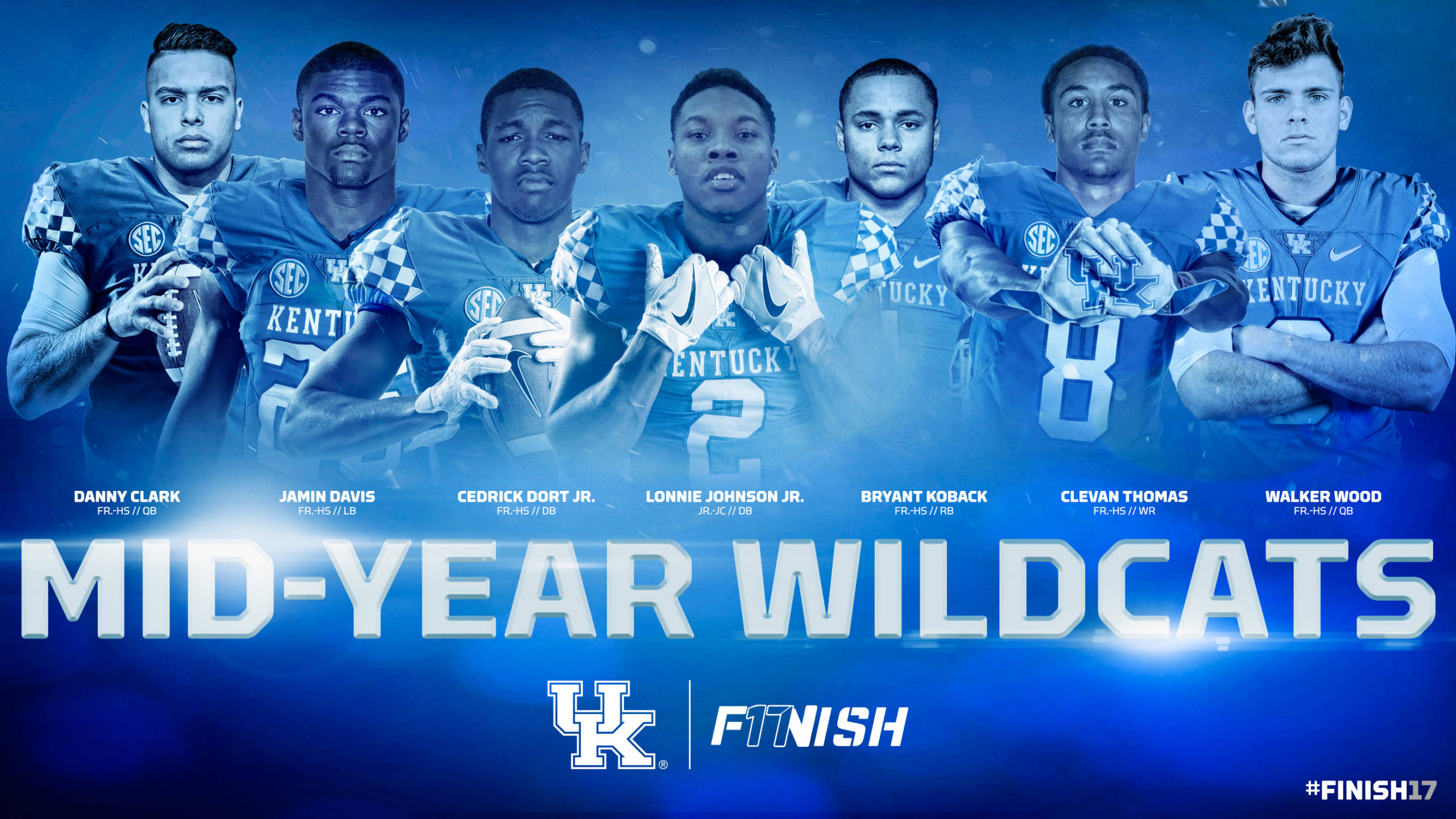 UK Football Announces Seven Mid-Year Wildcats