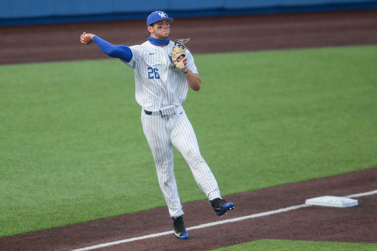 Jacob Plastiak.

Kentucky loses to LSU 8 - 6.

Photo by Sarah Caputi | UK Athletics