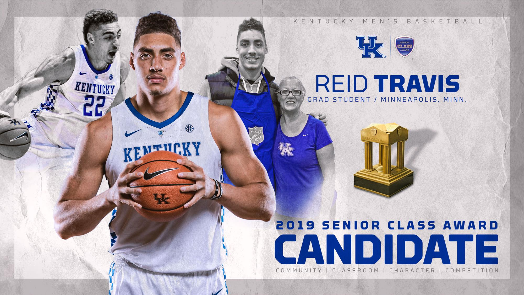 Reid Travis a Candidate for the Senior CLASS Award