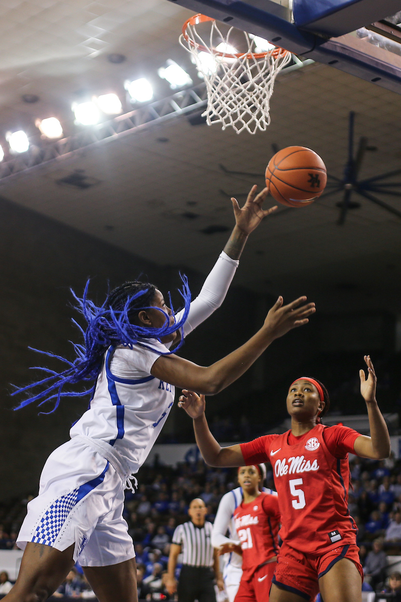 Keke McKinney. 

Kentucky women's basketball falls to Ole Miss. 

Photo by Eddie Justice | UK Athletics