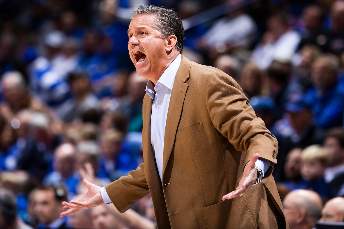 John Calipari.

UK men's basketball beat Winthrop University 87-74 on Wednesday, November 21, 2018.

Photo by Chet White | UK Athletics