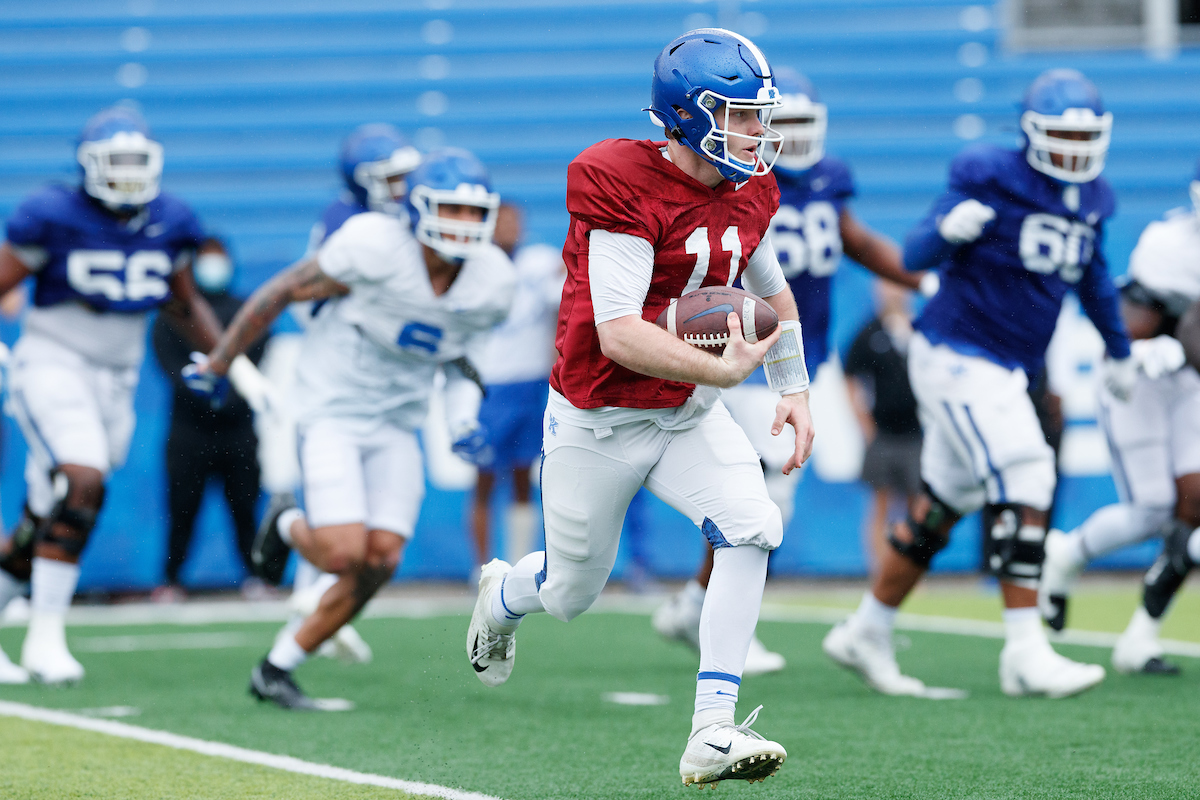 BEAU ALLEN.

2021 UK Football Spring Practice.

Photo by Elliott Hess | UK Athletics