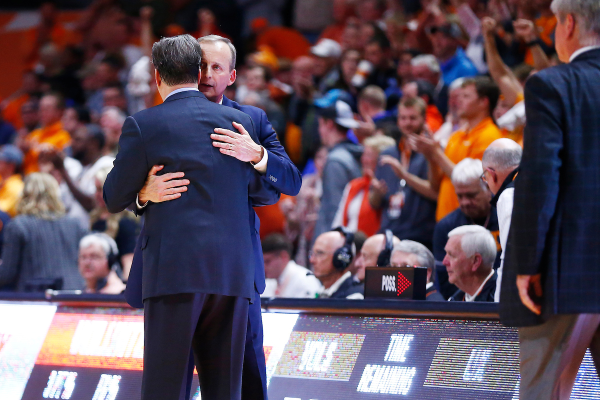 John Calipari.

The University of Kentucky men's basketball team falls to Tennessee 76-65 on Saturday, January 6, 2018, at Thompson-Boling Arena in Knoxville, TN.

Photo by Chet White | UK Athletics