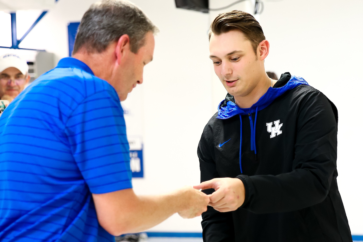 Richard Clark.

Rifle National Championship Rings.

Photo by Eddie Justice | UK Athletics