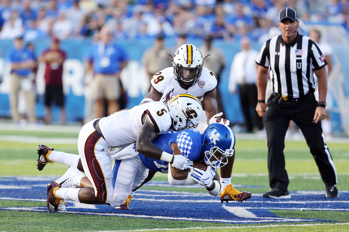 Kentucky Football beats Central Michigan 35-20.

Photo by Britney Howard | UK Athletics