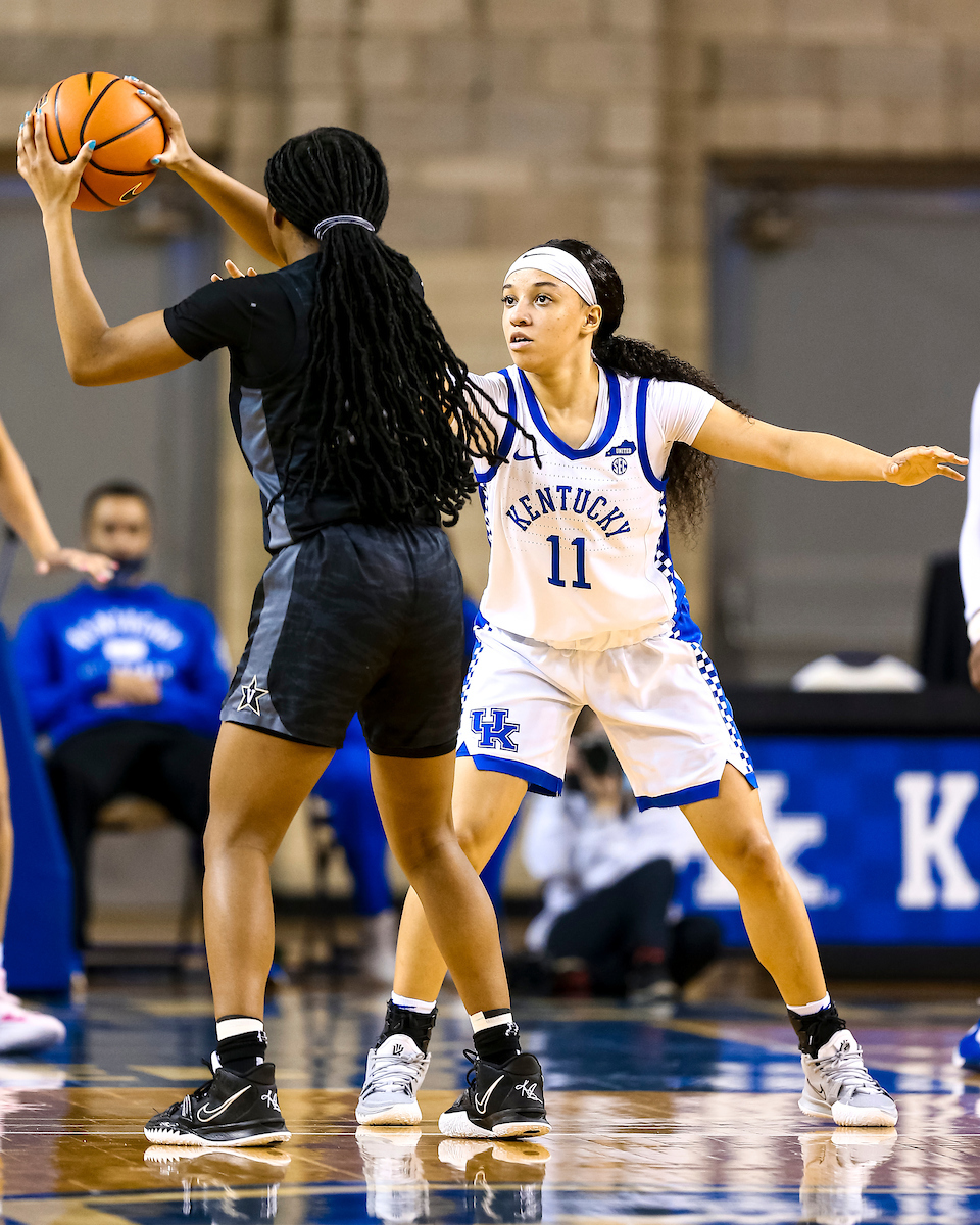 Jada Walker.

Kentucky beats Vanderbilt 69-65.

Photo by Eddie Justice | UK Athletics