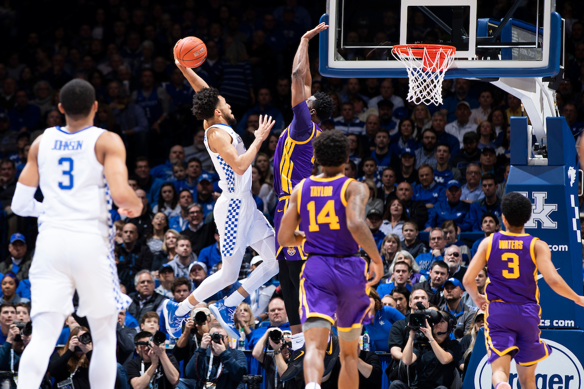 EJ Montgomery.

UK falls to LSU 73-71.

Photo by Chet White | UK Athletics
