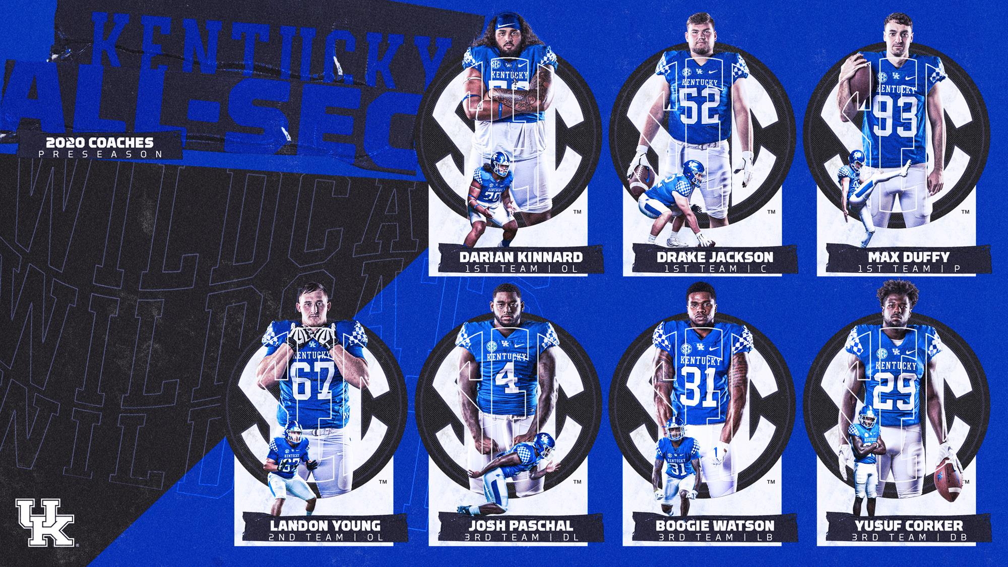Seven Wildcats on Preseason Coaches’ All-SEC Teams