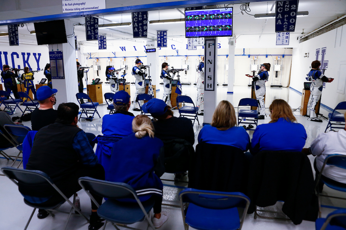 Rifle Team. Kentucky NCAA Rifle Qualifier. Photo By Barry Westerman | UK Athletics
