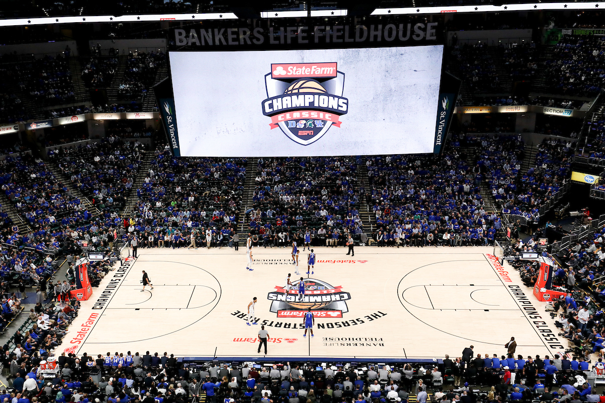 Bankers Life Fieldhouse.

Men's basketball falls to Duke 118-84.


Photo by Elliott Hess | UK Athletics